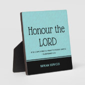 クリスチャン カスタム 栄光あれ 主よ インスピレーション イギリス フォトプラーク (正面)