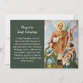 クリスチャン・カトリック夫婦の写真バレンタインデー シーズンカード (正面)