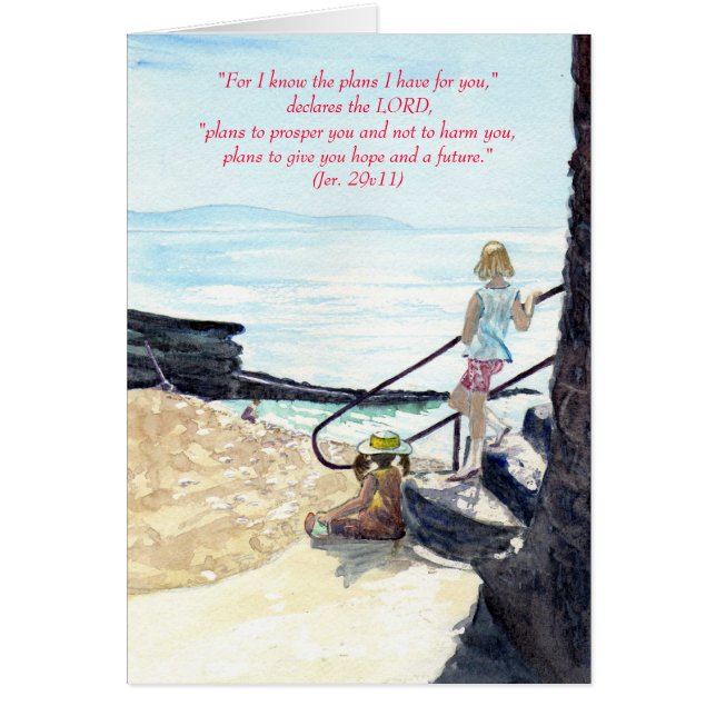 「(クリスチャン)」カードを熟視します (正面)