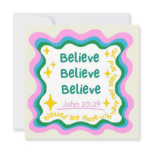 クリスチャン カード 信じる 休暇 励まし