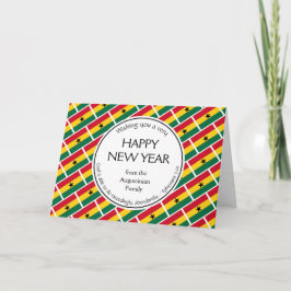 クリスチャン・ガーナ新年おめでとう シーズンカード