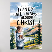 クリスチャン・ガールの壁10代のアートなら何でも出来る ポスター (正面)