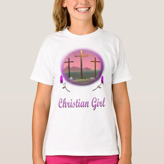 クリスチャン・ガール Tシャツ (正面)