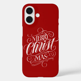 クリスチャン・キリスト・クリスマス・シャルボード書道 iPhone 16ケース