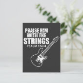 クリスチャン・ギター・プレーヤーを賞賛動揺して ポストカード (スタンド正面)
