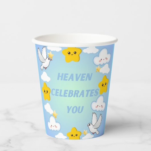 クリスチャン・ギフト Heaven Celebrates You  紙コップ (正面)