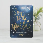 クリスチャン・クリスマスカード世界への喜び! シーズンカード (スタンド正面)