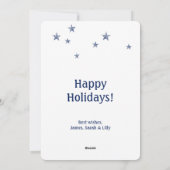 クリスチャン・クリスマスカード世界への喜び! シーズンカード (裏面)