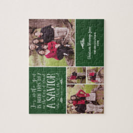 クリスチャン・クリスマスコラージュLuke 2写真 ジグソーパズル