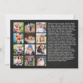 クリスチャン・クリスマスルーク2複数の写真の休日 シーズンカード (裏面)