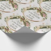 クリスチャン・クリスマス引用文イエズス・リューズ・シーズン ラッピングペーパー (角)