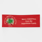 クリスチャン・クリスマス・イエスが赤い理由 横断幕 (横)