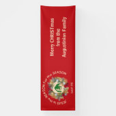 クリスチャン・クリスマス・イエスが赤い理由 横断幕 (縦)