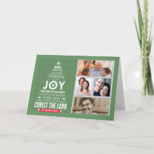 クリスチャン·クリスマス·カードを見るキリスト·ジョイ