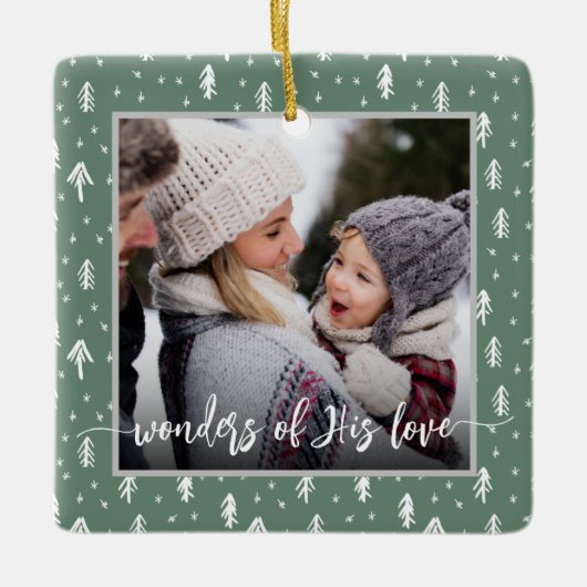 クリスチャン・クリスマス セラミックオーナメント (正面)