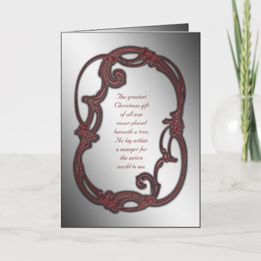 クリスチャン・クリスマス・ホリデー シーズンカード (正面)