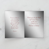 クリスチャン・クリスマス・ホリデー シーズンカード (内部)