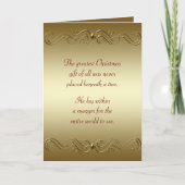 クリスチャン・クリスマス・ホリデー シーズンカード (正面)