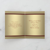 クリスチャン・クリスマス・ホリデー シーズンカード (内部)