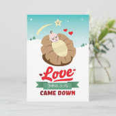 クリスチャン・クリスマス・ヨハネ3:16来イエスを愛する シーズンカード (スタンド正面)