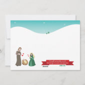 クリスチャン・クリスマス・ヨハネ3:16来イエスを愛する シーズンカード (裏面)