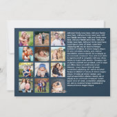 クリスチャン・クリスマス・ルカ2の複数写真 シーズンカード (裏面)