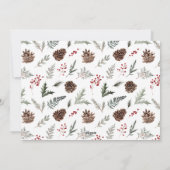 クリスチャン・クリスマス・ワン・フォト宗教家 シーズンカード (裏面)