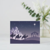 クリスチャン・クリスマス・出生・シーン シーズンポストカード (スタンド正面)