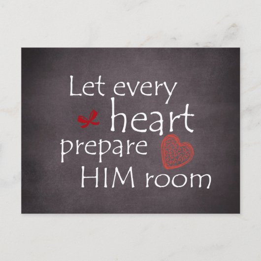 クリスチャン・クリスマス・引用文 シーズンポストカード (正面)