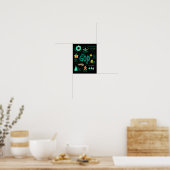 クリスチャン クリスマス 私の神はイエス・キリスト クリスマスの意味 ポスター (キッチン)