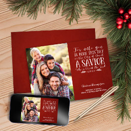 クリスチャン クリスマス 聖句 タイポグラフィー ホリデー フォト