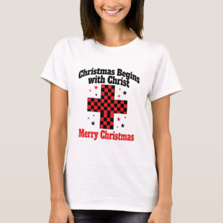 クリスチャン クリスマスTシャツ 女性への信仰ギフト Tシャツ
