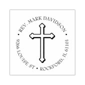 クリスチャン・クロス・イエス・キリスト・十字架刑 ラバースタンプ (インプリント)