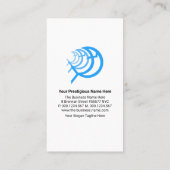 クリスチャン·クロス·イッシュス省 名刺 (裏面)