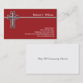 クリスチャン・クロス・ビジネス・カード 名刺 (正面/裏面)