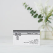 クリスチャン・クロス・ビジネス・カード 名刺 (スタンド正面)