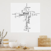 クリスチャン・クロス・ポスター ポスター (キッチン)