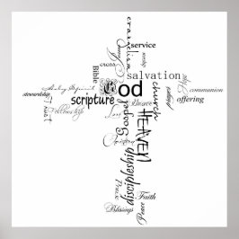 クリスチャン・クロス・ポスター ポスター