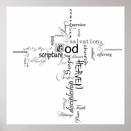 クリスチャン・クロス・ポスター ポスター (正面)