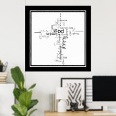 クリスチャン・クロス・ポスター ポスター (ホームオフィス)