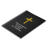 クリスチャン・クロス – 50カ国以上で違法 ノートブック (左側)