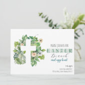 クリスチャン・グリーンリークロス・イースターお祝い 招待状 (スタンド正面)