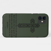 クリスチャン・グレース・ダークグリーン・ケース Case-Mate iPhoneケース (裏面(横))