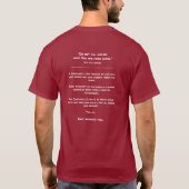 クリスチャン・コーリングTシャツ (RRRロゴ) Tシャツ (裏面)