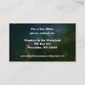 クリスチャン・ゴスペルABC's Romans Road KJV聖書 名刺 (裏面)