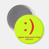 クリスチャン・ゴッド・ラブズ・ユー マグネット (正面/裏面)