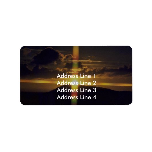 クリスチャン・サンセット ラベル (正面)