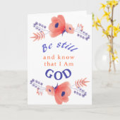 クリスチャン・シックなフローラを知っている空白の カード (黄色い花)