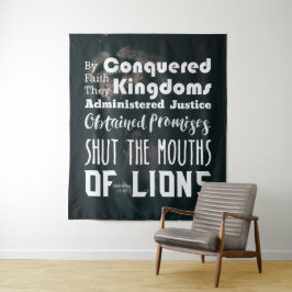 クリスチャン・シャットムーズオブライオンズ聖なる書物、 経典 タペストリー