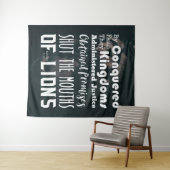 クリスチャン・シャットムーズオブライオンズ聖なる書物、 経典 タペストリー (インサイチュ(横))